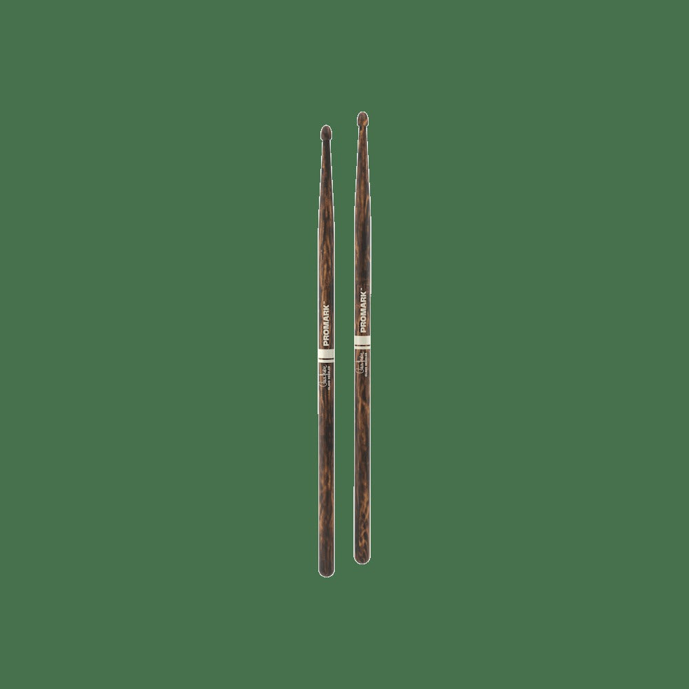 Claus Hessler ActiveGrip Clear, FireGrain Hickory Drumstick, Wood Tip
