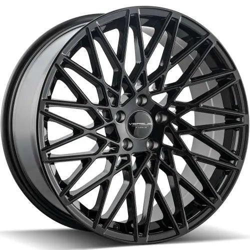 Versus Racing VS001 Gloss Black 20x8.5 | 5x112 (VS00120855112+35BLACK)