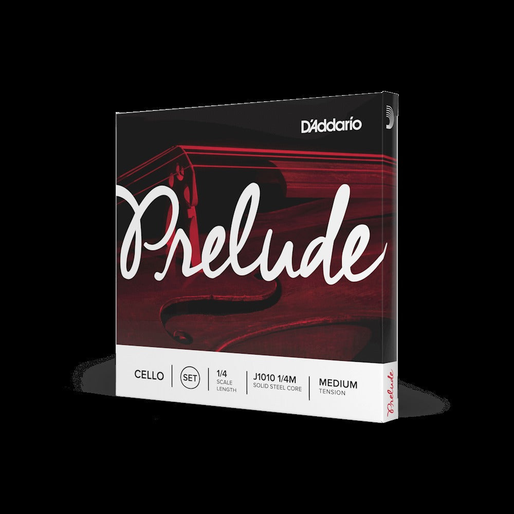 Prelude Cello String Set, 1/4 Scale, Medium Tension