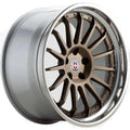 HRE Performance Wheels C109 Satin Bronze Center w/ Polished Clear Outer & Gloss Silver Inner 20x10 | 5x114.3 (C109-201051144003SB)