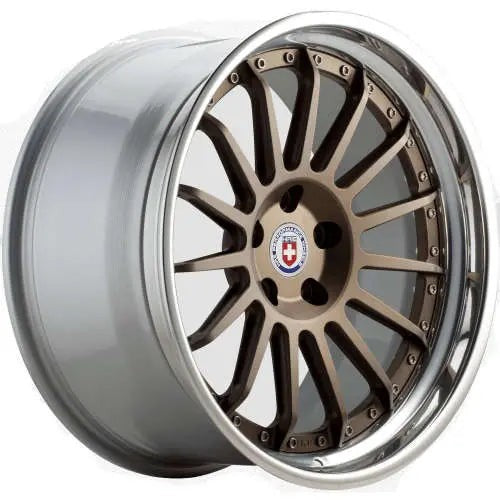 HRE Performance Wheels C109 Satin Bronze Center w/ Polished Clear Outer & Gloss Silver Inner 20x10 | 5x114.3 (C109-201051144003SB)