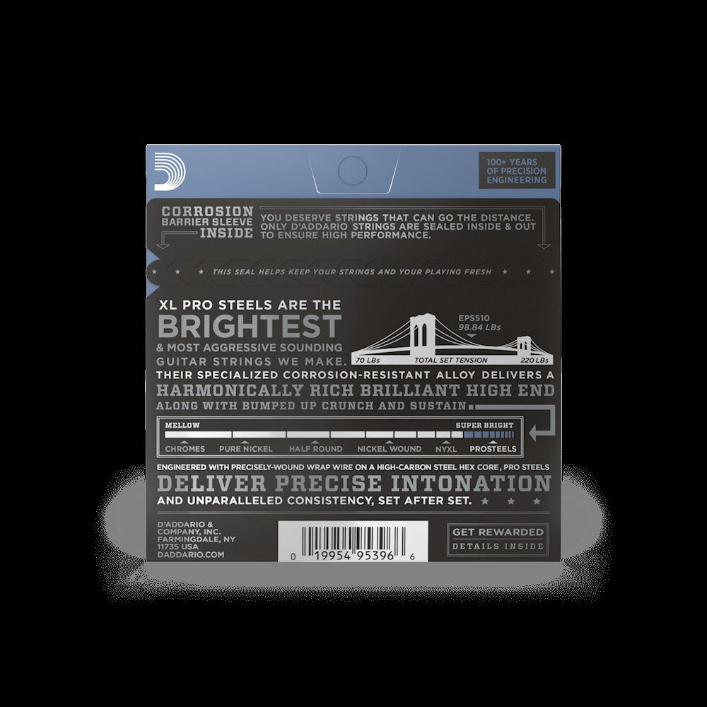 10-46 Regular Light, XL ProSteels Electric Guitar Strings