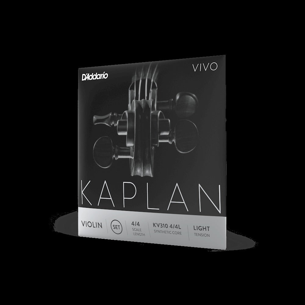 Kaplan Vivo Violin String Set, 4/4 Scale, Light Tension