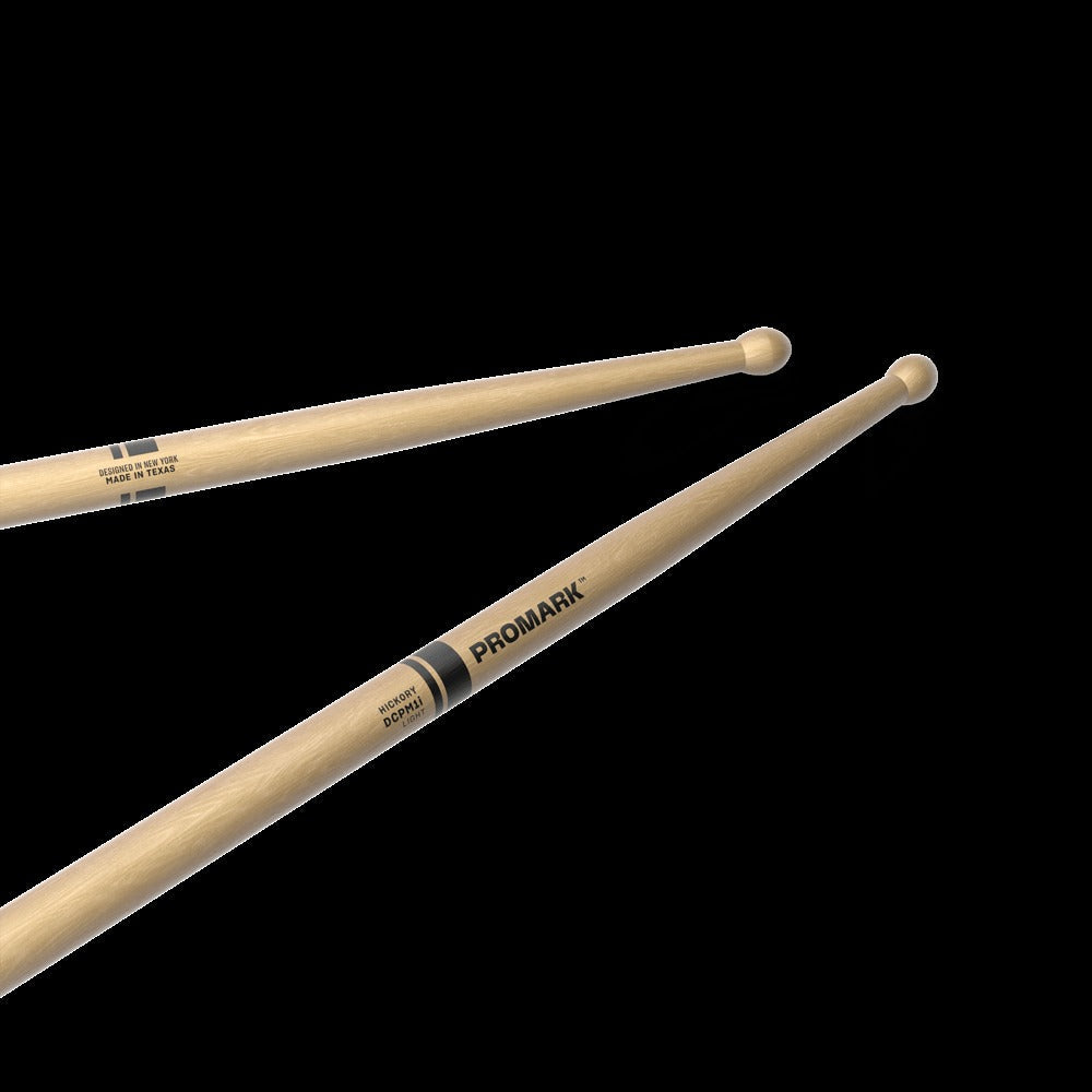 DCPM1i Light Hickory Marching Drumstick, Wood Tip