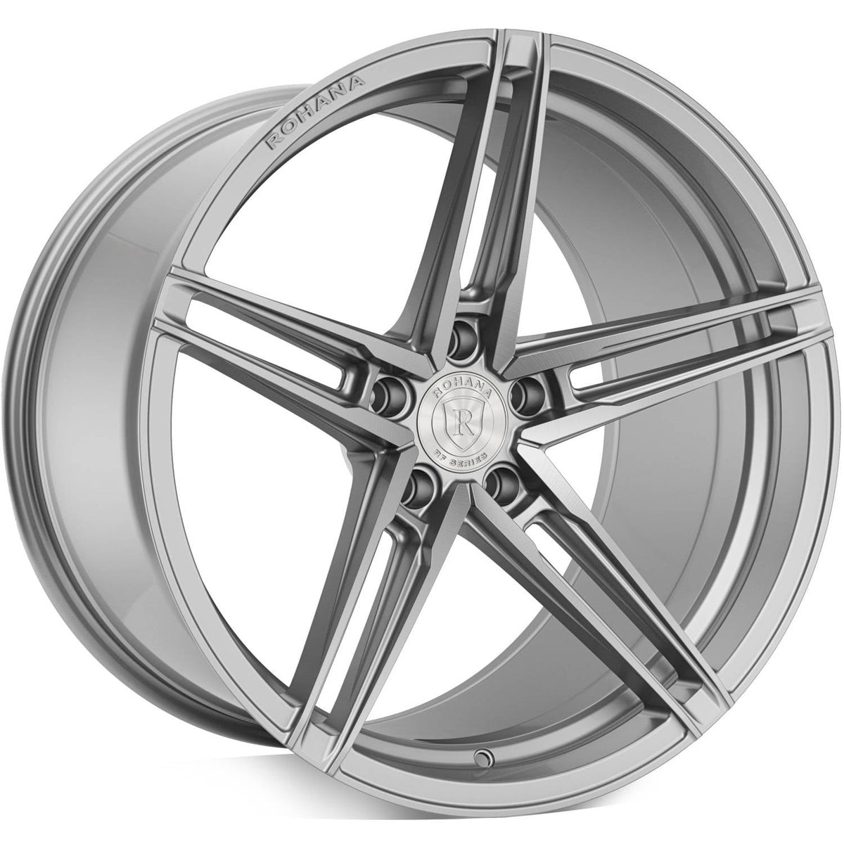 Rohana Wheels RFX15 Brushed Titanium 20x9 | 5x112 (RFX152095112BT25)