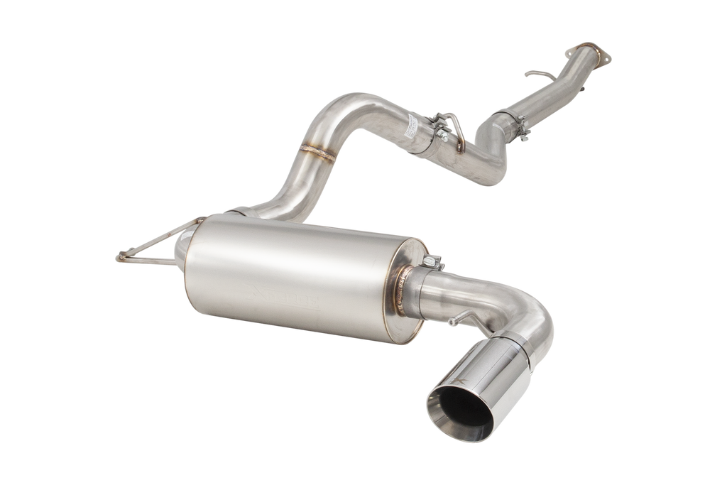 XForce Catback System w/ turn down and tip exit pipes | 2021+ Ford 2.3L/2.7L Ecoboost Bronco 2/4 door (ESFB21CS)
