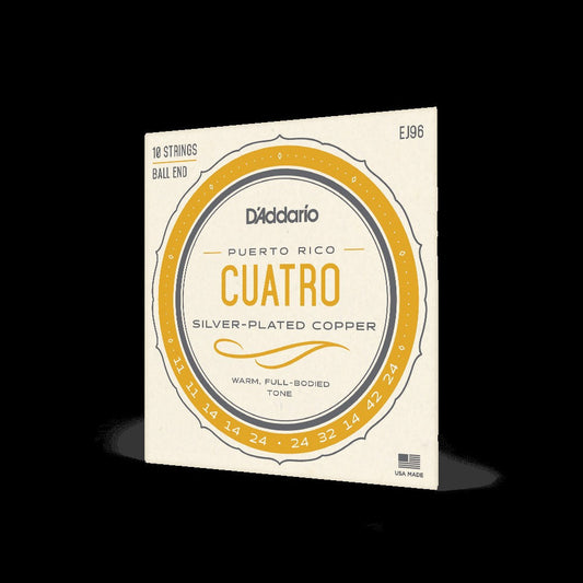 Cuatro-Puerto Rico, 10-String, Silver Plated Copper