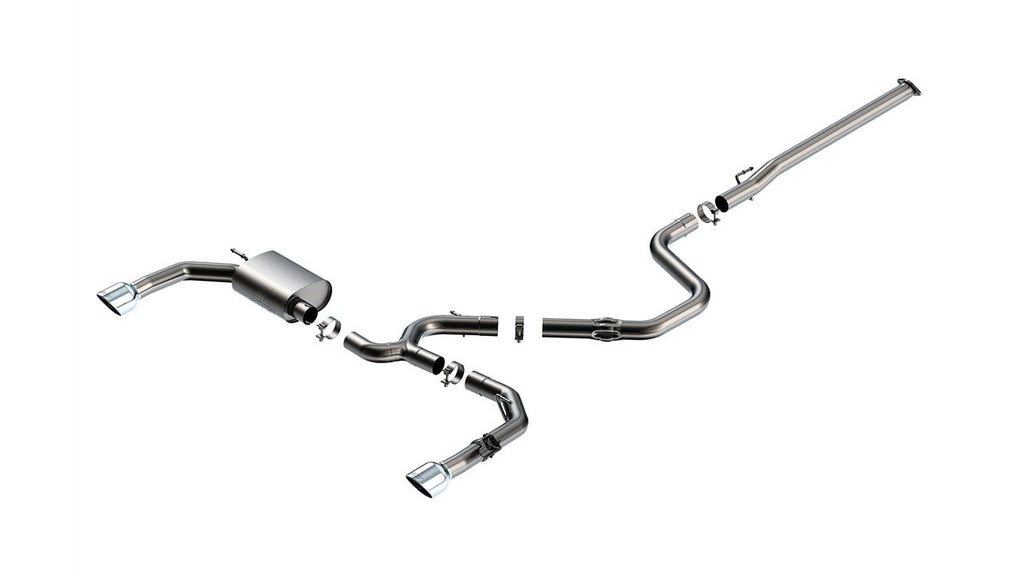 Borla Cat-Back Exhaust System - Bright Chrome Tips | 2024-2026 Hyundai Elantra N (141019)