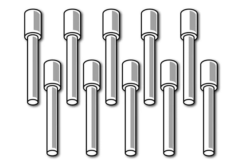 Haltech Plastic Amp Connector Waterproofing/Blanking Pins Only | Universal (HT-030052)