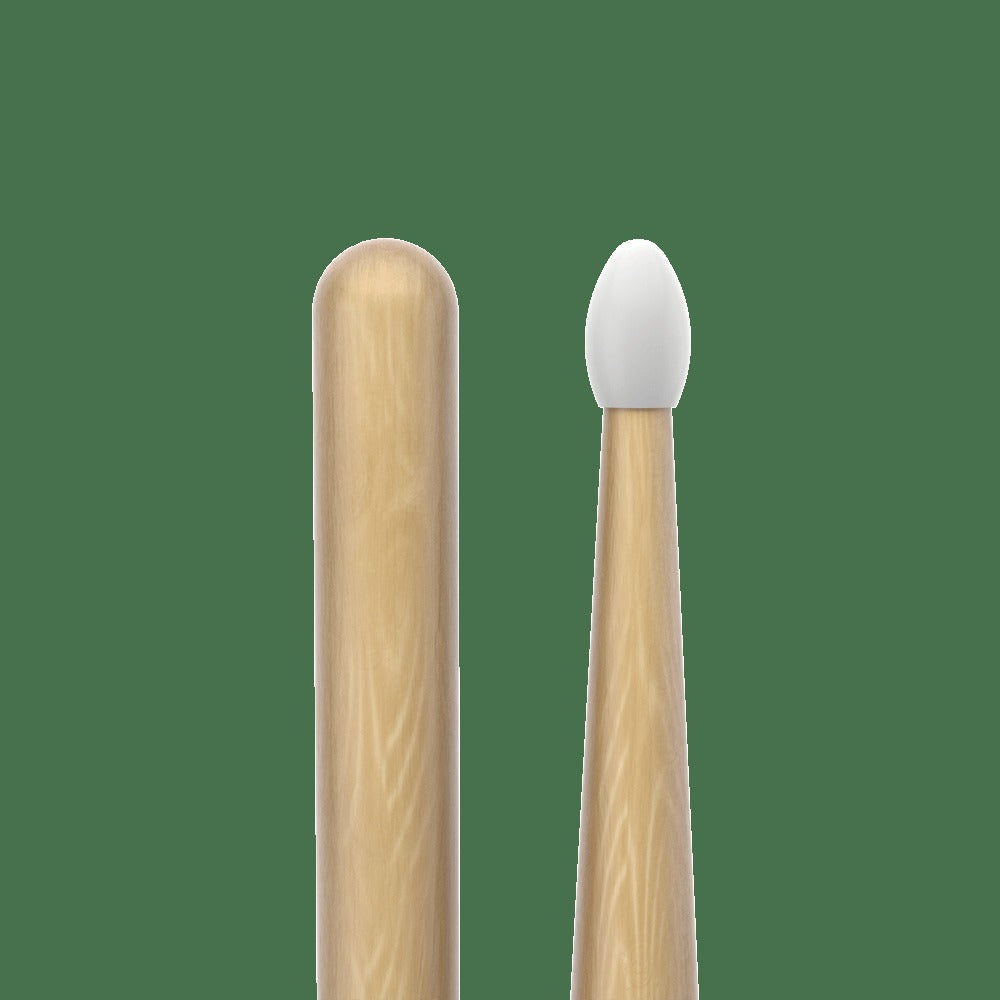 Rebound 5A Hickory Drumstick, Oval Nylon Tip