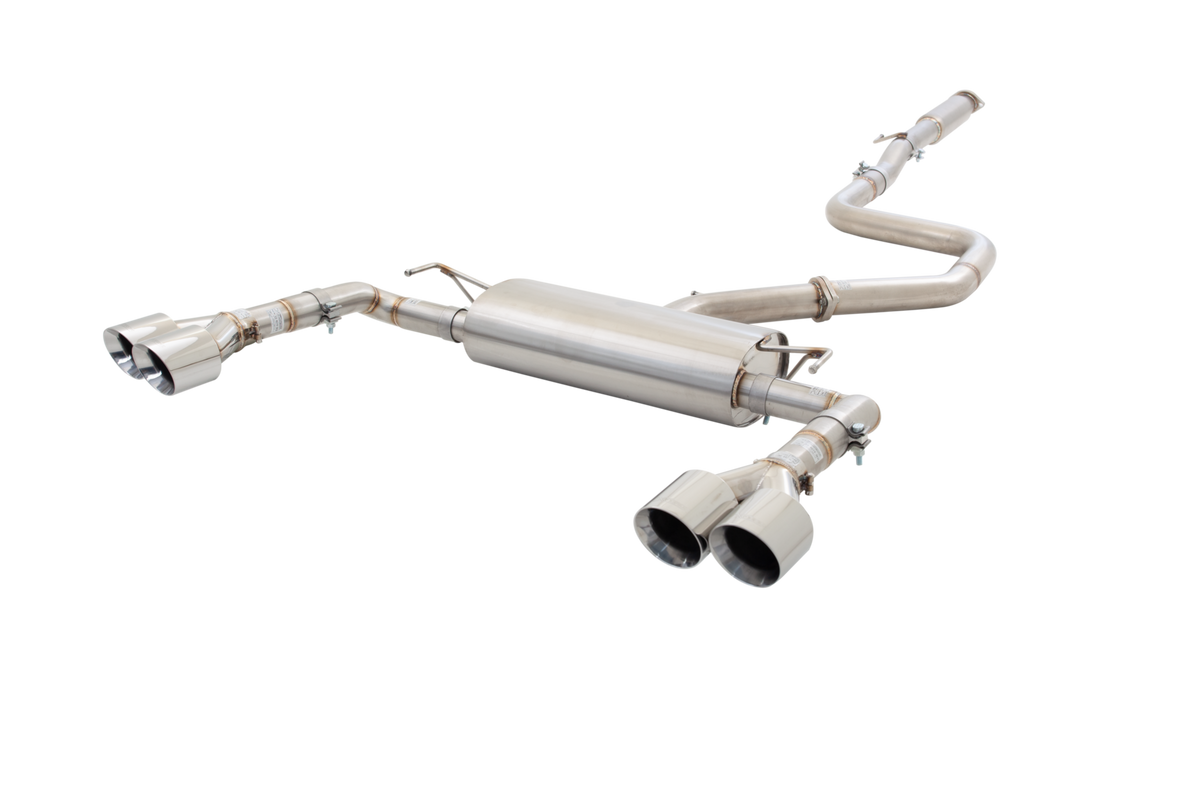 XForce 3" Stainless Steel Catback System w/ Varex | 2022+ Kia Forte GT Sedan & Hatch (ESKC22VKCS)