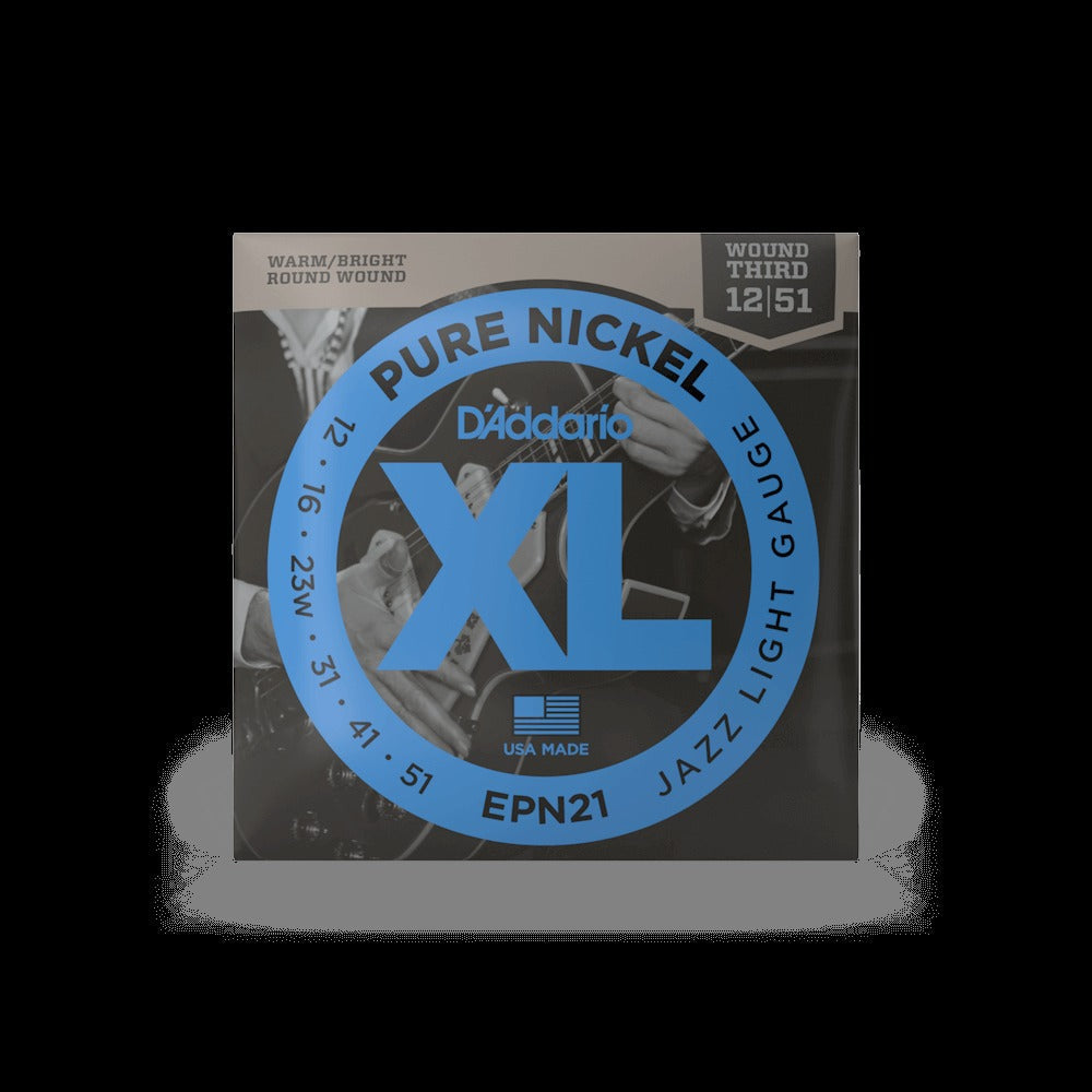 12-51 Jazz Light, XL Pure Nickel Electric Guitar Strings
