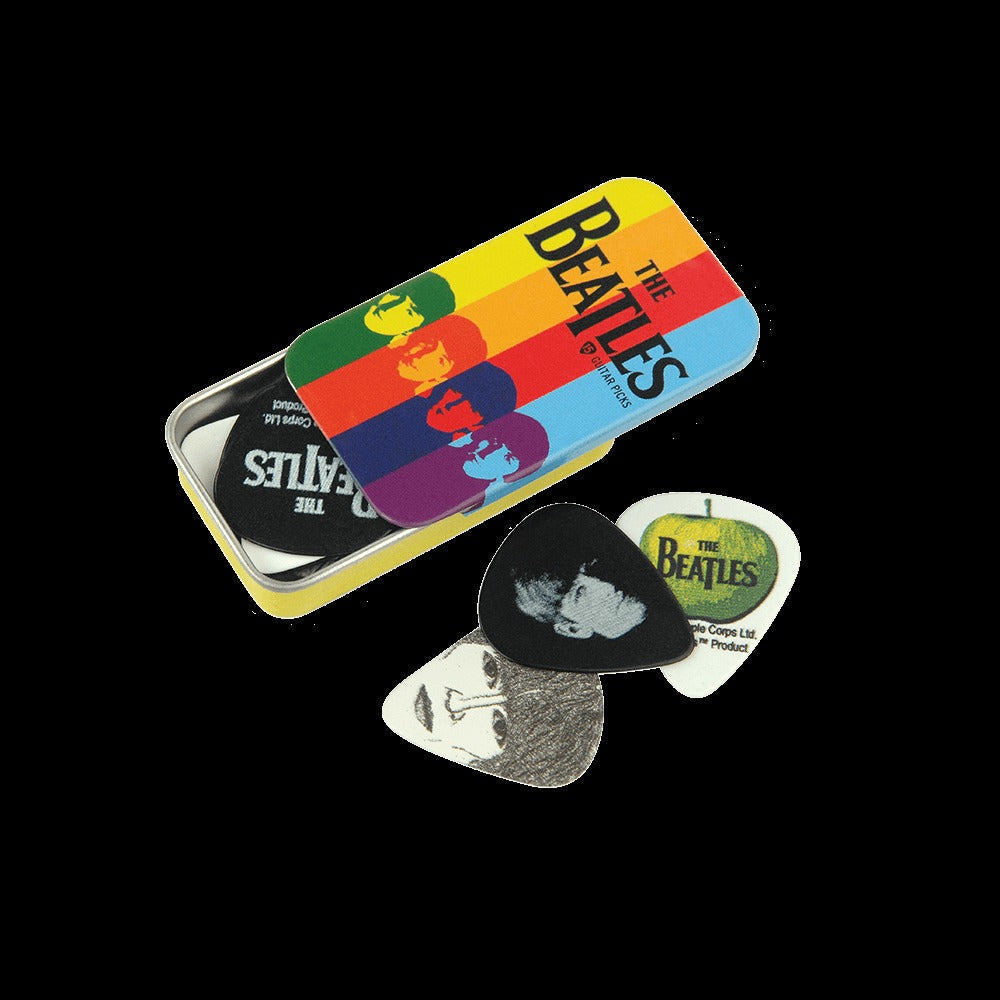 Pick Tins with Assorted Beatles Picks