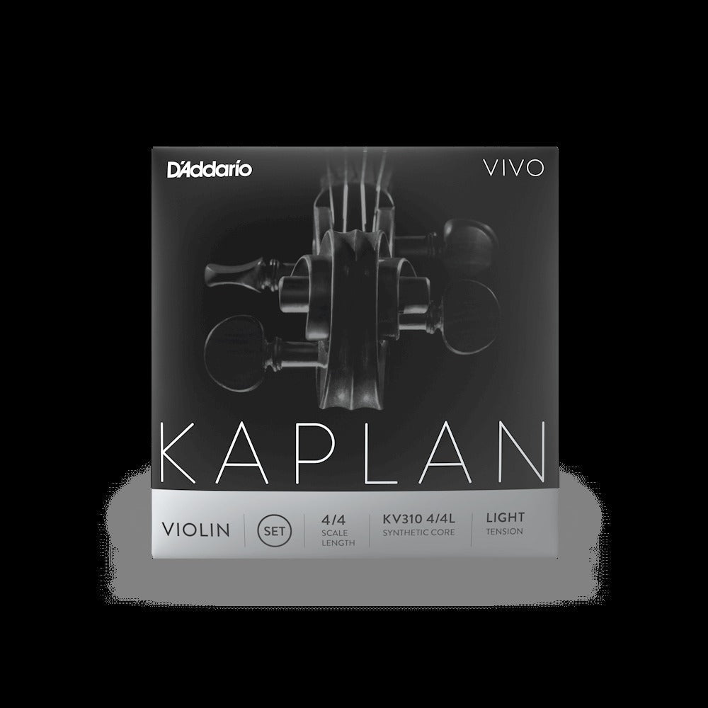 Kaplan Vivo Violin String Set, 4/4 Scale, Light Tension