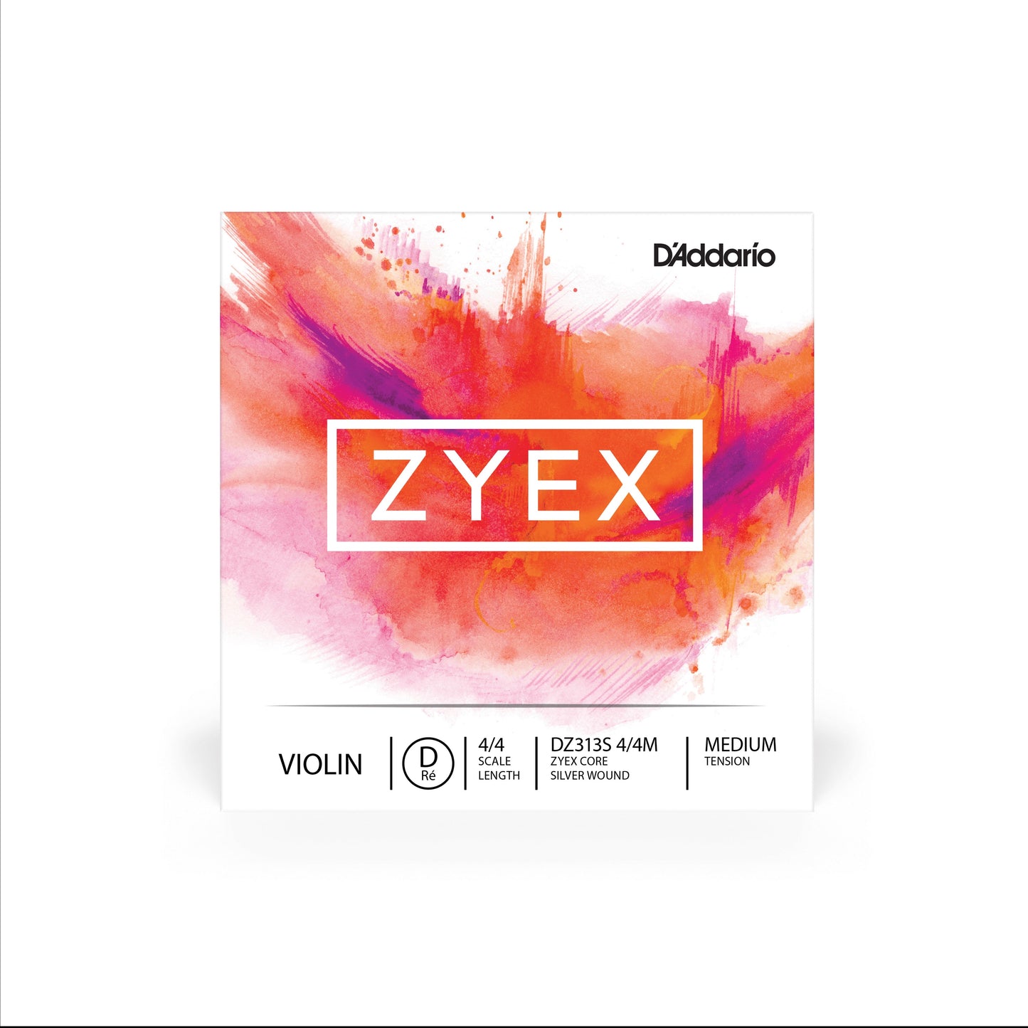 Zyex Violin String Set, 4/4 Scale, Medium Tension