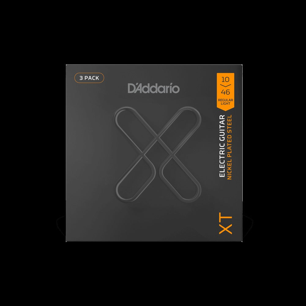 10-46 Regular Light, XT Nickel Coated Electric Guitar Strings
