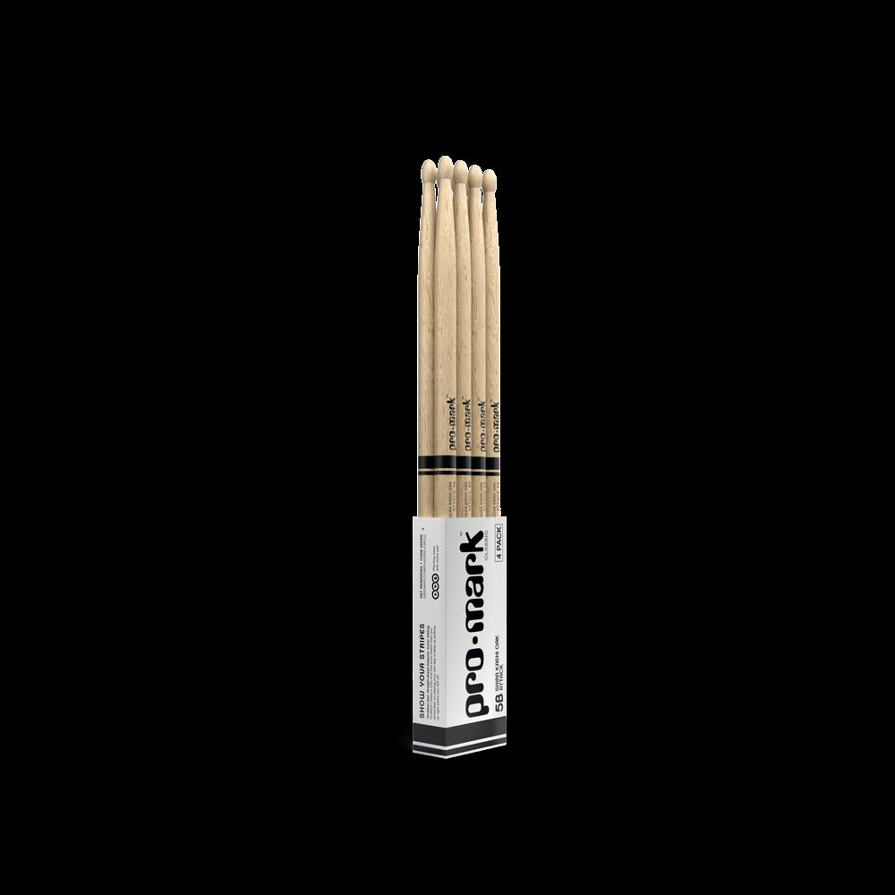 Classic Attack 5B Shira Kashi Oak Drumstick, Oval Wood Tip
