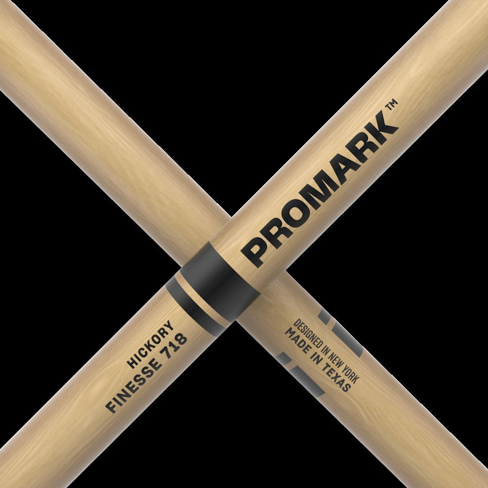 Finesse 718 Hickory Drumstick, Small Round Wood Tip