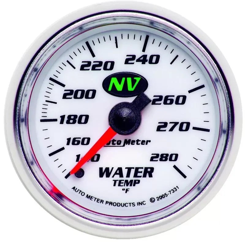 Autometer 2-1/16" 140-280 °F Water Temperature Gauge NV | Universal (7331)