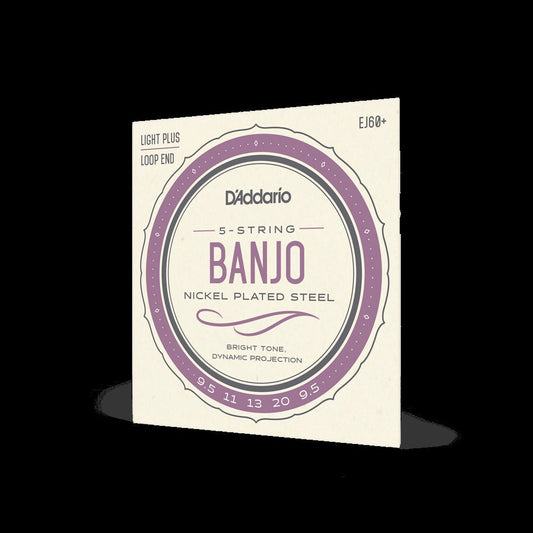 9.5-20 Light Plus, 5-String, Nickel