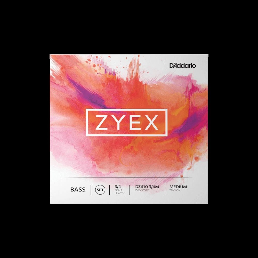Zyex Bass String Set, 3/4 Scale, Medium Tension