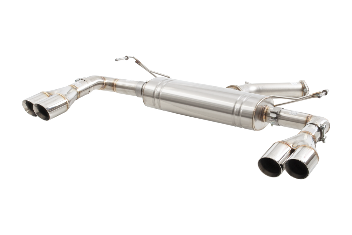 XForce 304 Stainless Steel Axleback | 2019-2022 Kia Forte / Forte 5 GT Sedan & Hatch (ESKC19AS)