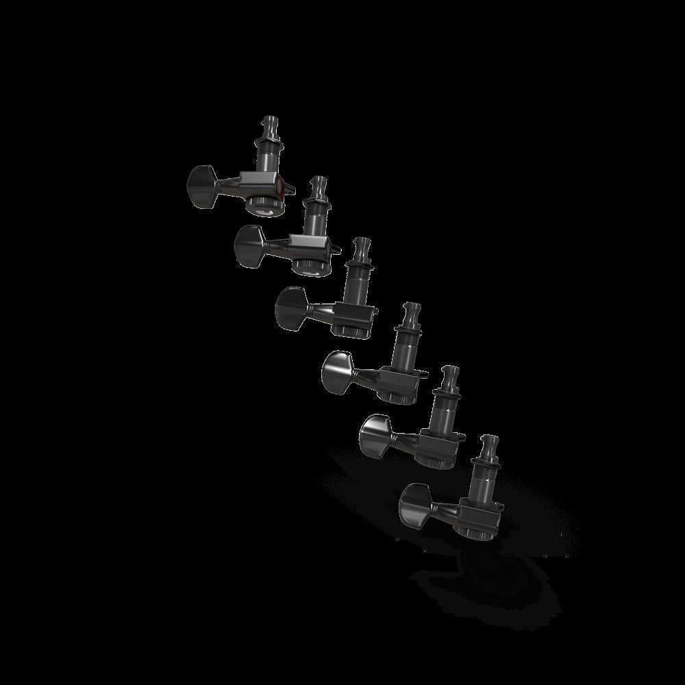 Auto-Trim Locking Tuning Machines, 6 in-line
