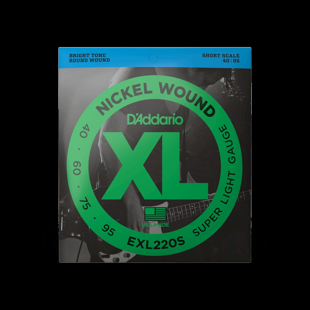 40-95 Super Light, Short Scale, XL Nickel Bass Strings