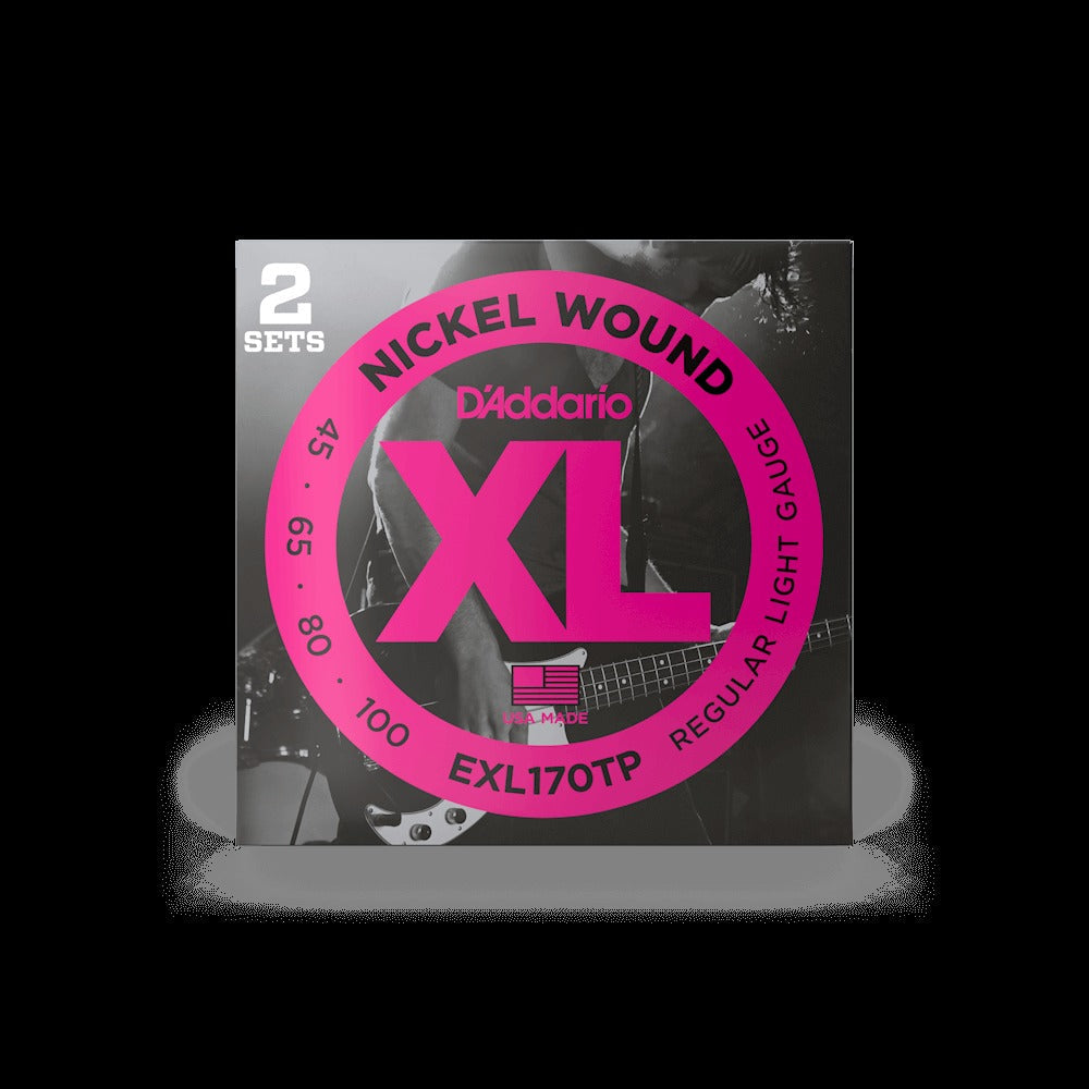 45-100 Regular Light, Long Scale, XL Nickel Bass Strings