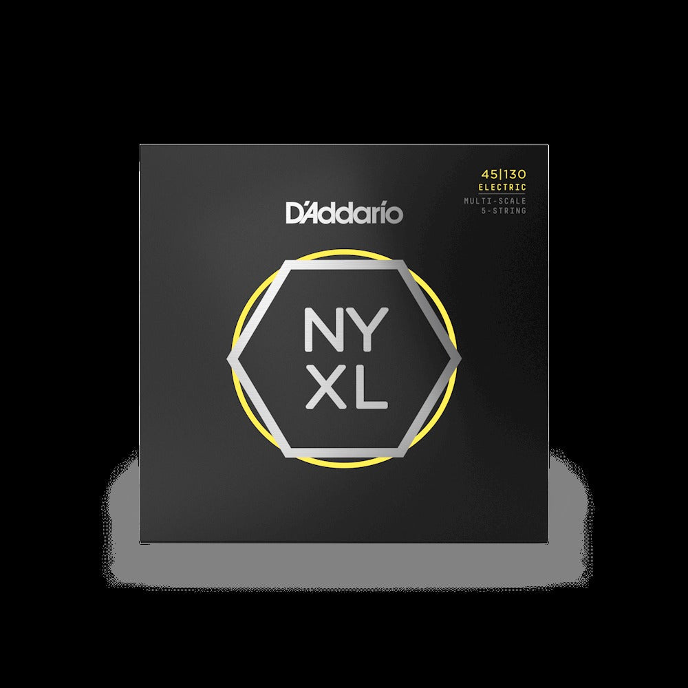45-130 Regular Light 5-String, Multiscale, NYXL Bass Guitar Strings