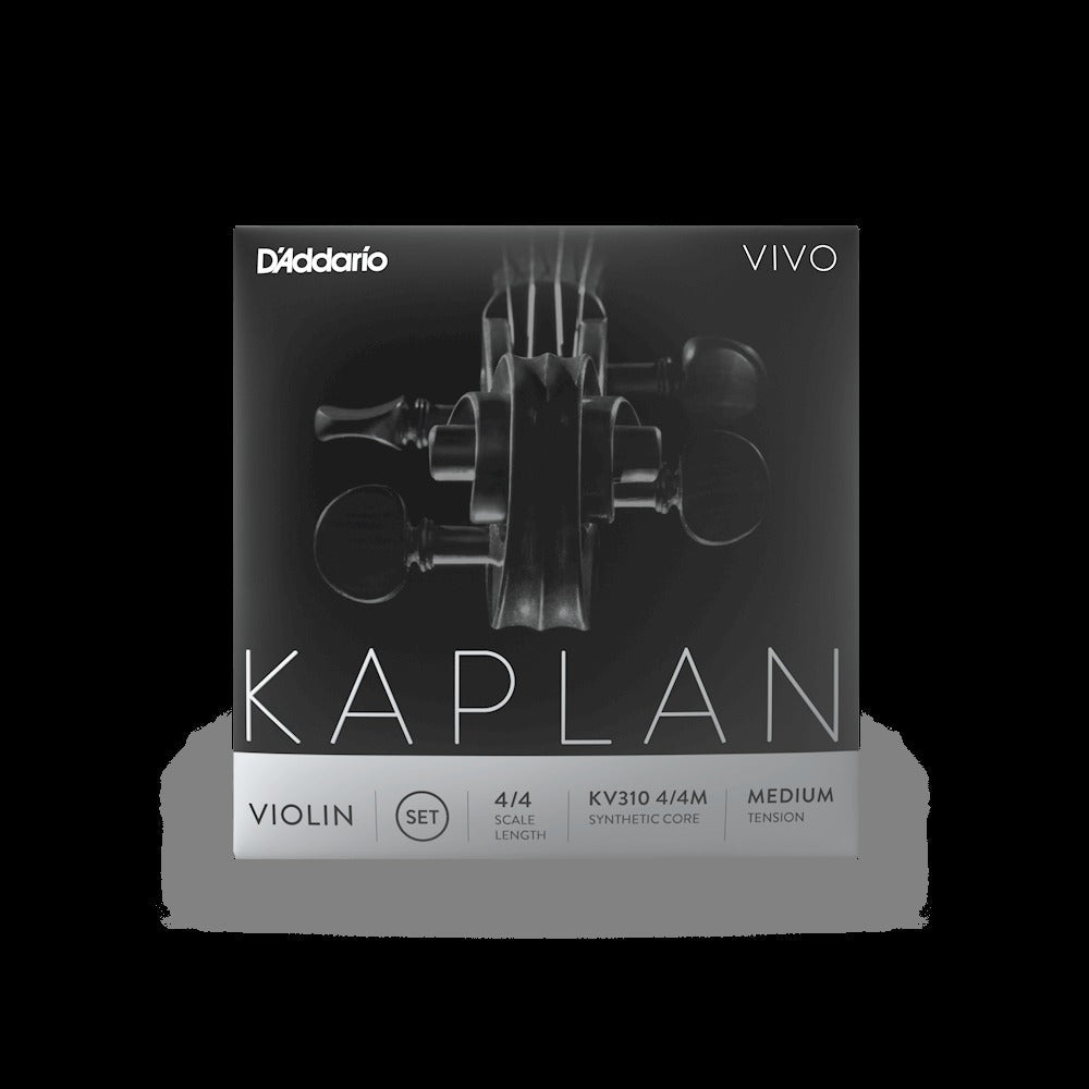 Kaplan Vivo Violin String Set, 4/4 Scale, Medium Tension