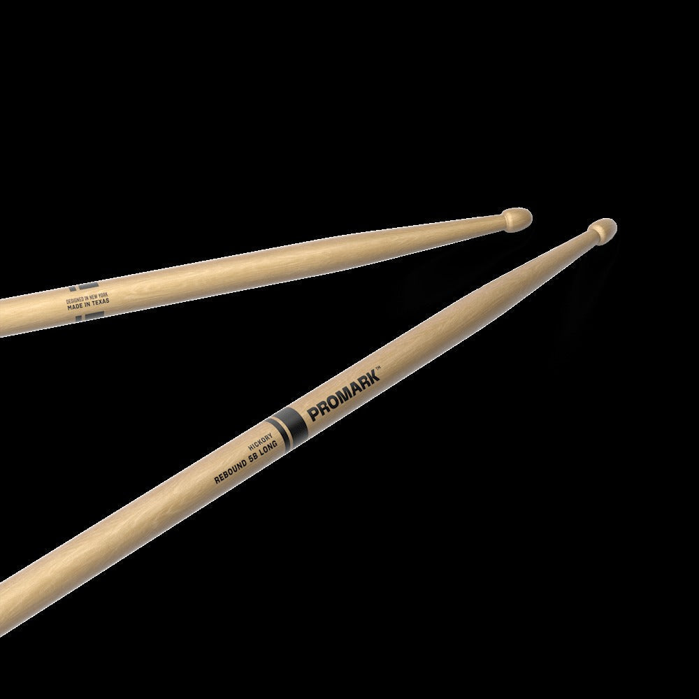 Rebound 5B Long Hickory Drumstick, Acorn Wood Tip