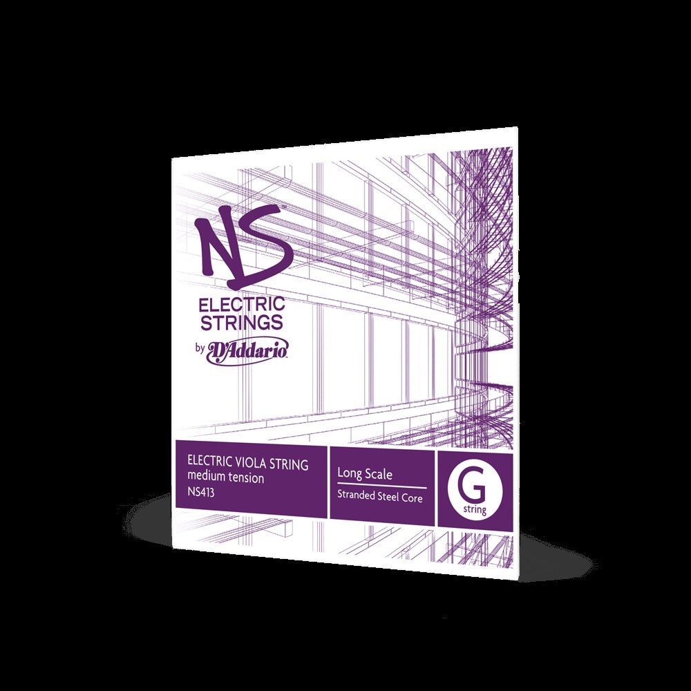 NS Electric Viola String Set, Long Scale, Medium Tension