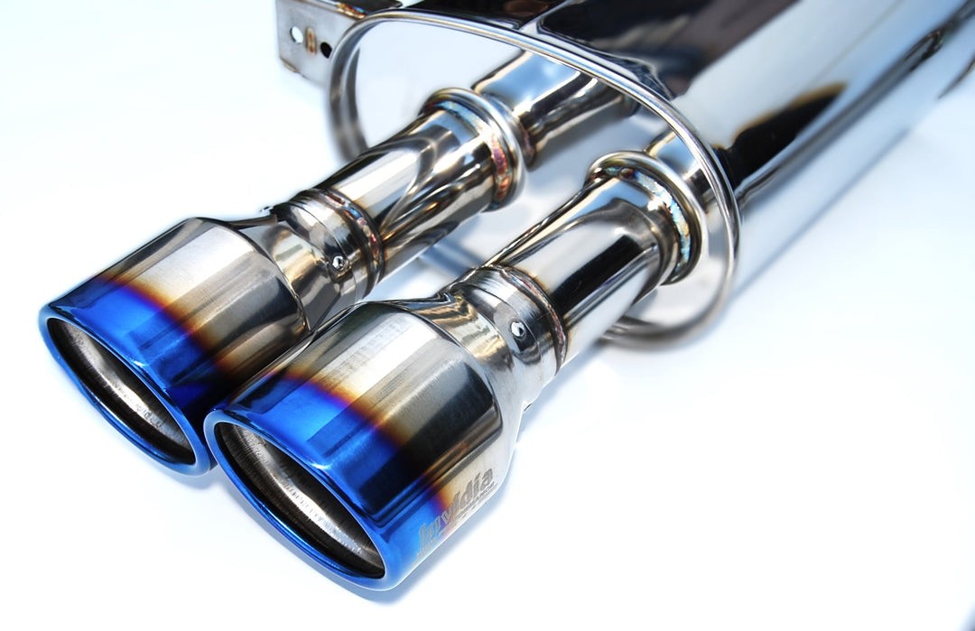 Invidia Q300 Catback Exhaust w/Titanium Tips | 2014-2024 Mini Cooper S (HS14MCSG3T)