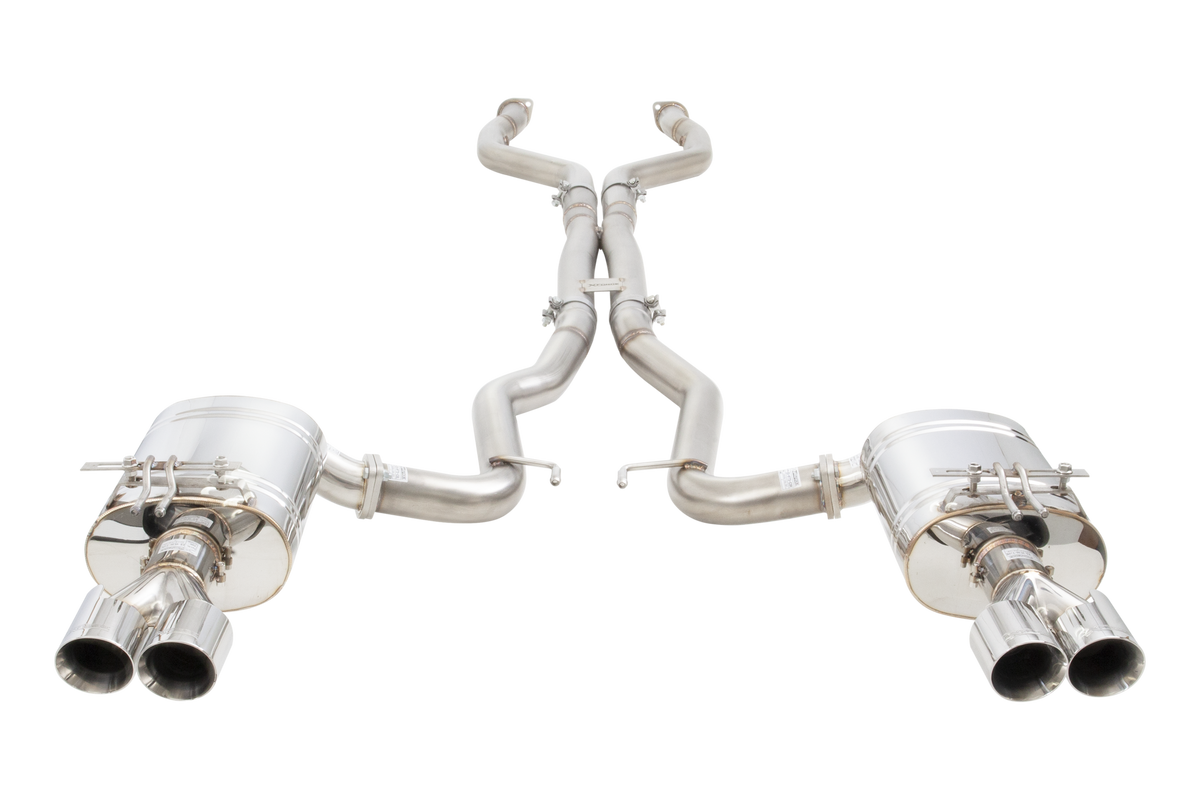 XForce Stainless Steel Twin 3" System w/ Straight Pipe Centre | 2013-2017 Chevy SS (ESVF74CS)