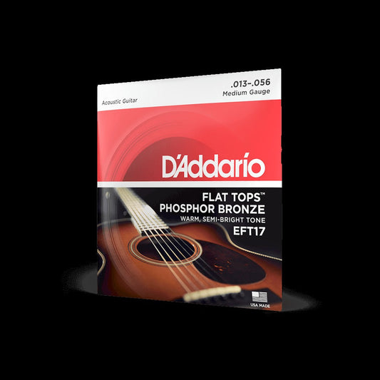 13-56 Medium, Flat Tops Phosphor Bronze Acoustic Guitar Strings