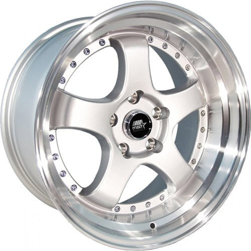 MST Wheels MT07 Silver w/ Machined Lip 17x9 | 5x114.3 (07-7965-20-SILL)
