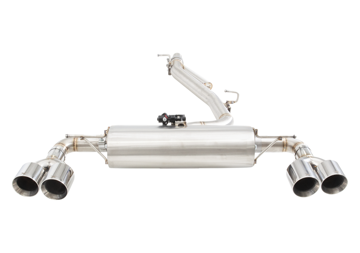 XForce Varex Valved Cat-Back Exhaust System w/ SmartBox | 2022+ Volkswagen Golf Mark 8/8.5 R (ESVGR8HVKSB)