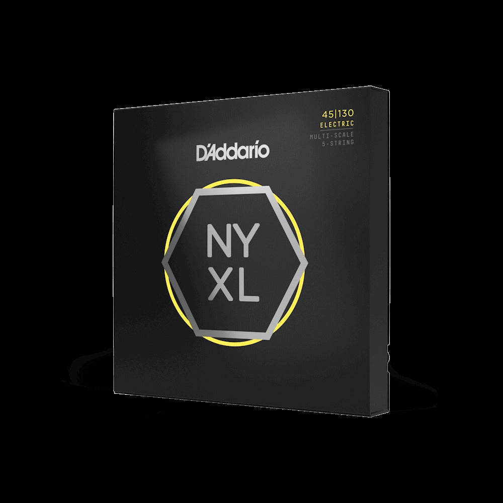 45-130 Regular Light 5-String, Multiscale, NYXL Bass Guitar Strings