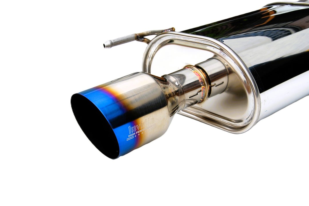 Invidia Q300 Catback Exhaust w/Single Layer Titanium Tips | 2007-Up Infiniti G35/G37 Sedan (HS07IG4G3T)