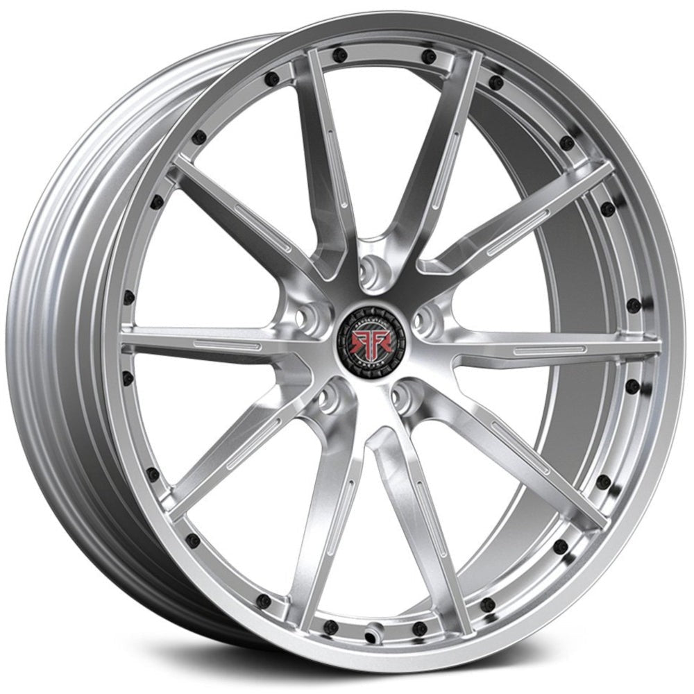 Revolution Racing RF1 Silver 20x8.5 | 5x114.3 (RF1-2085514F+35S)