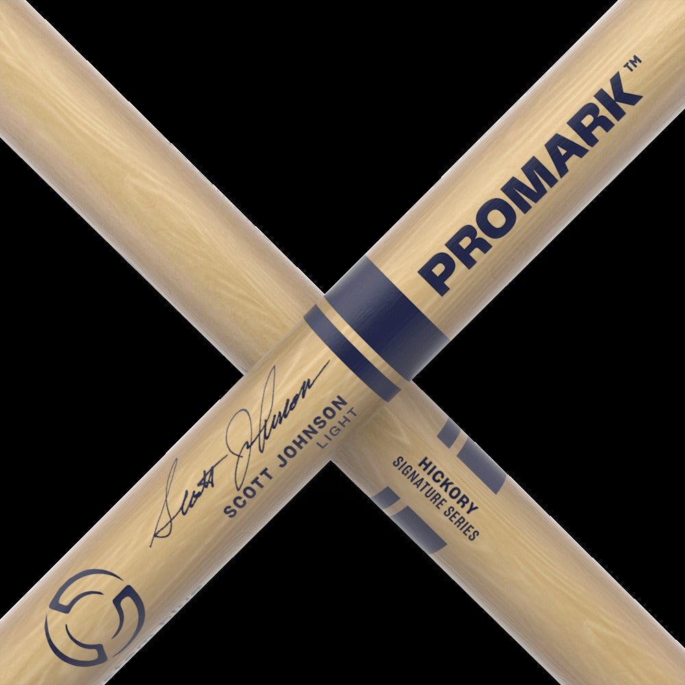 Scott Johnson Light Hickory Drumstick, Wood Tip