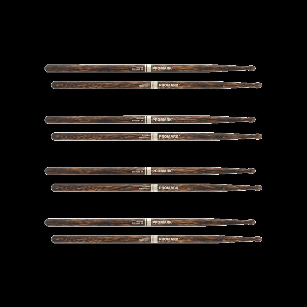 Rebound 5B FireGrain Hickory Drumstick, Acorn Wood Tip