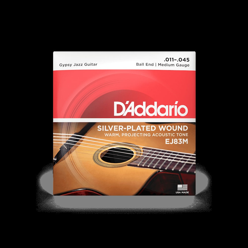 11-45 Medium Ball End, Gypsy Jazz Acoustic Guitar Strings