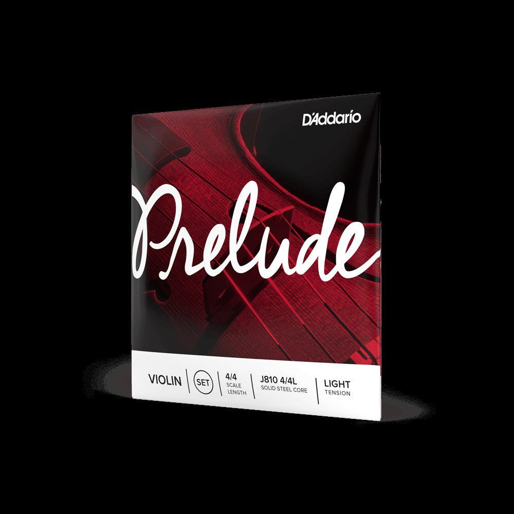 Prelude Violin String Set, 4/4 Scale, Light Tension