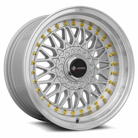 Vors Wheels VR3 Silver w/ Machined Lip 16x8 | 4x100/4x114.3 (VR0316808H20S)