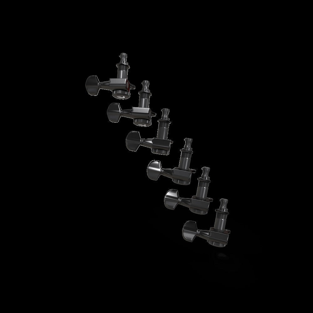 Auto-Trim Locking Tuning Machines, 6 in-line