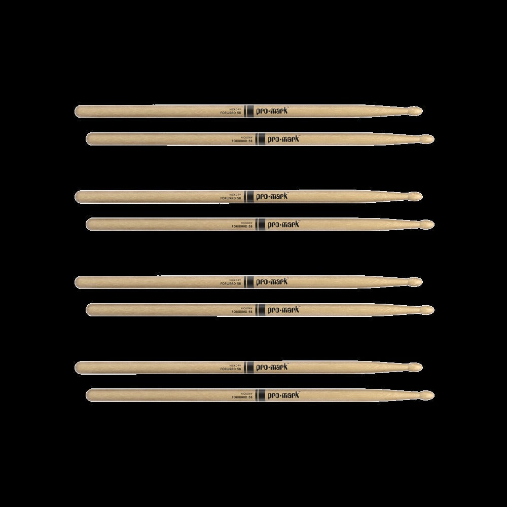 Classic Forward 5B Hickory Drumstick, Oval Wood Tip