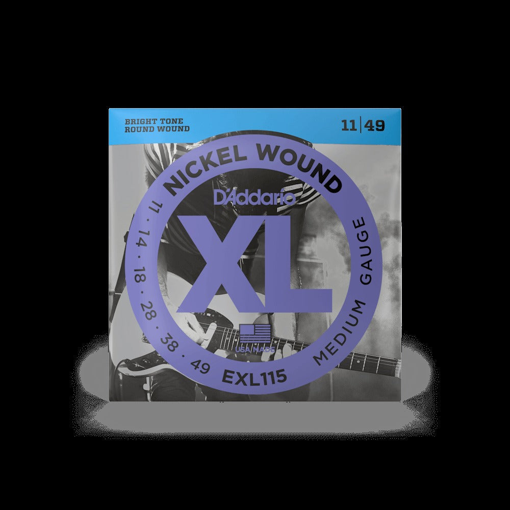 11-49 Medium, XL Nickel Electric Guitar Strings