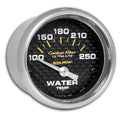 Autometer 2-1/16" 100-250 °F Water Temperature Gauge Carbon Fiber | Universal (4737)